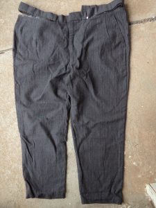 winter shorts front view of trousers