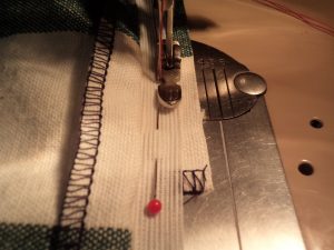 How to sew an invisible zip with facing 3