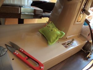 3 Great pincushion ideas velcro pincushion on sewing machine