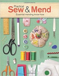 Creating a book cover Practical sew and mend book cover