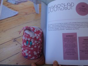 Book review Makery books doorstop project