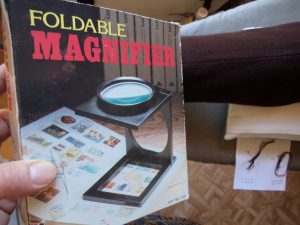 The Secret Sciene of Invisible Mending folding magnifier