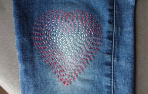 Visible mending heart finished
