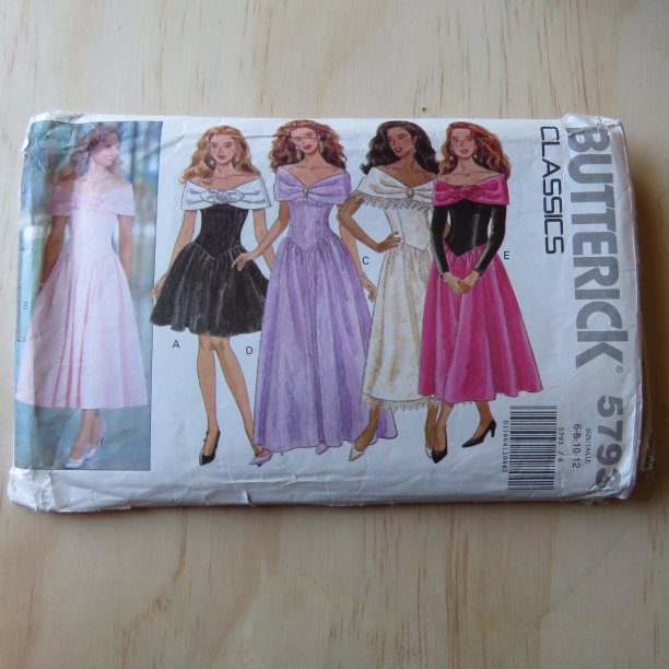 A lifetime of sewing patterns 1980s prom dresses 5
