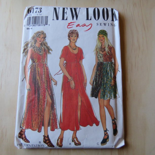 A lifetime of sewing patterns 1990s ladies 4 New Look grunge