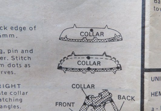 Style 2685 collar instructions