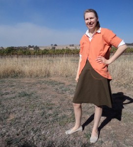 Japanese cardigan and featured skirt