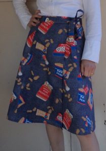 Free wrap skirt pattern skirt worn by Liz
