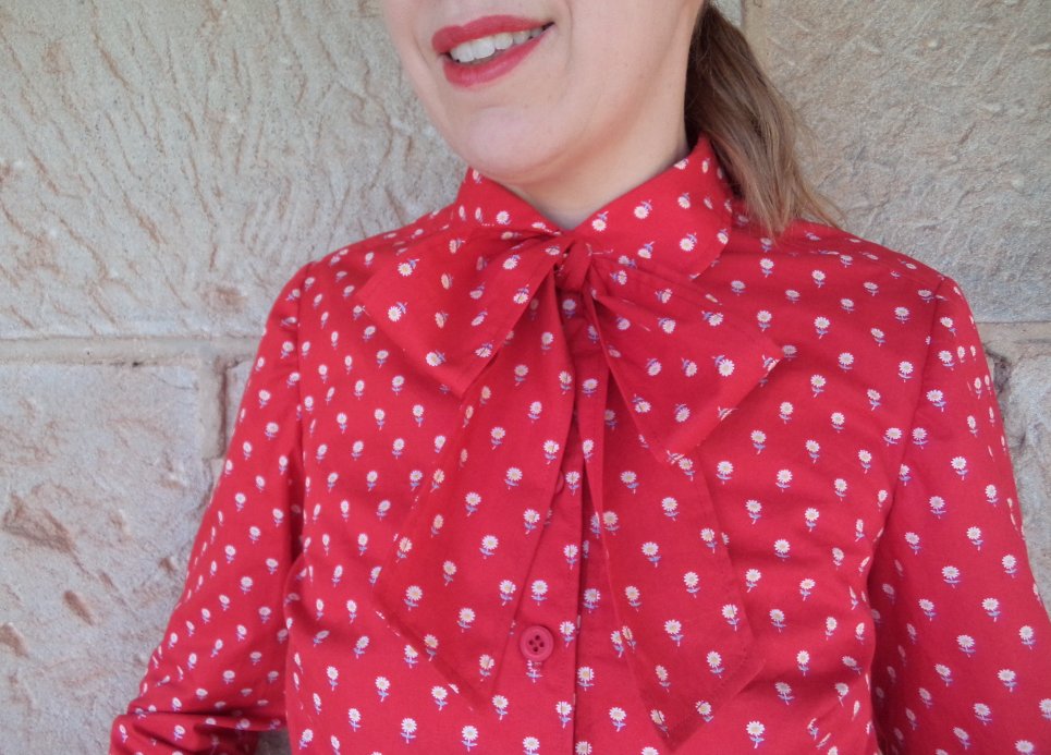 Free Pattern Pussycat Bow Red Blouse With Bow The Craft Of Clothes