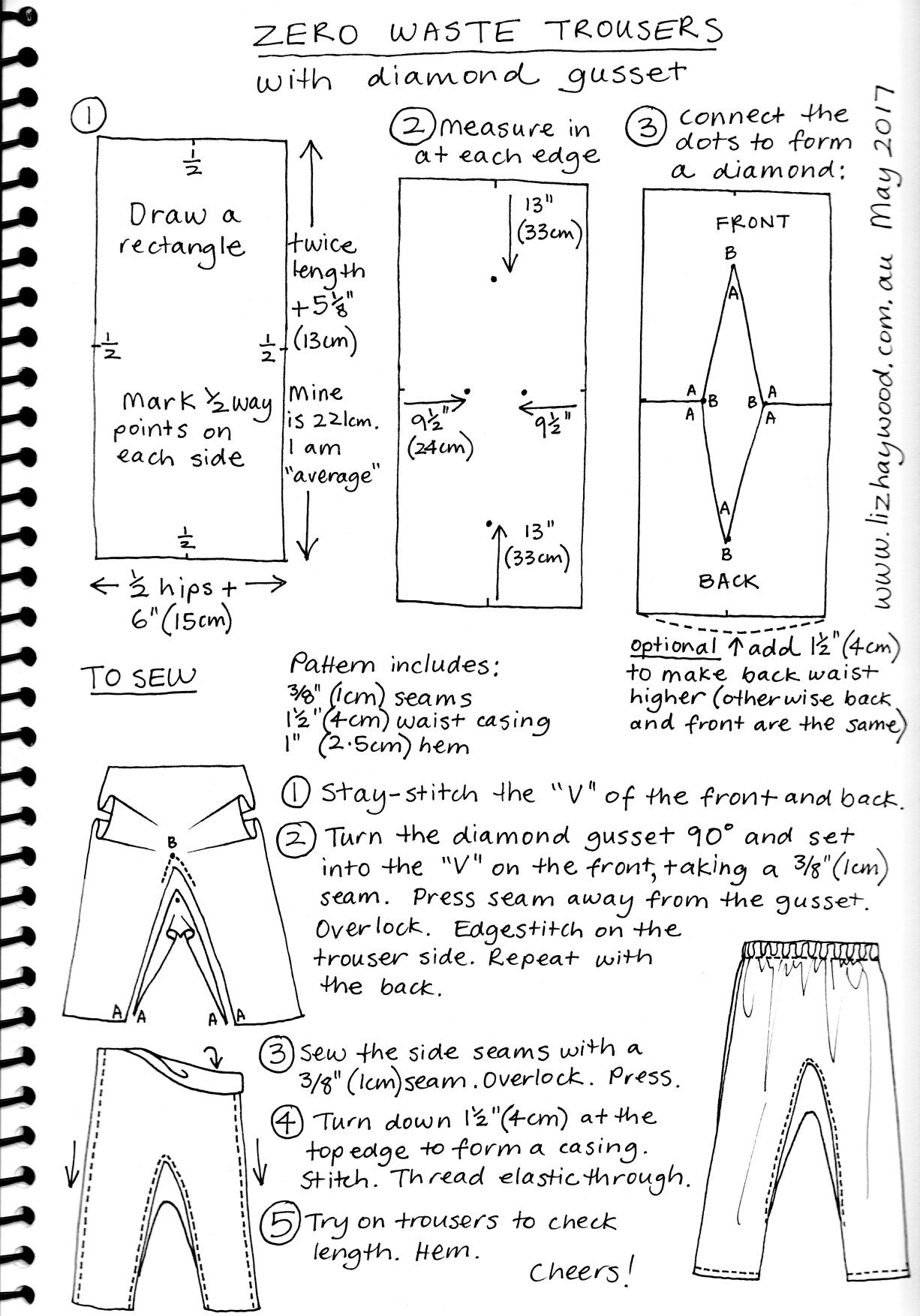 SINGAPOUR  Trousers and shorts  Women 3252  PDF Sewing Pattern  Ikatee  sewing patterns