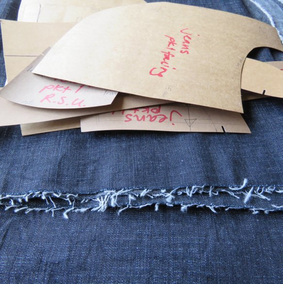 Zero waste jeans fabric