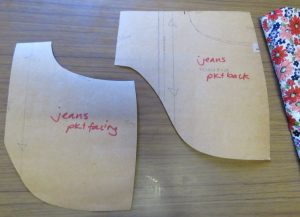 Zero waste jeans pocket linings