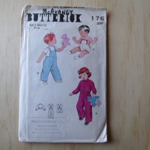 A lifetime of sewing patterns 1960s baby