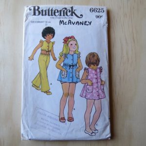 A lifetime of sewing patterns 1970s children 2