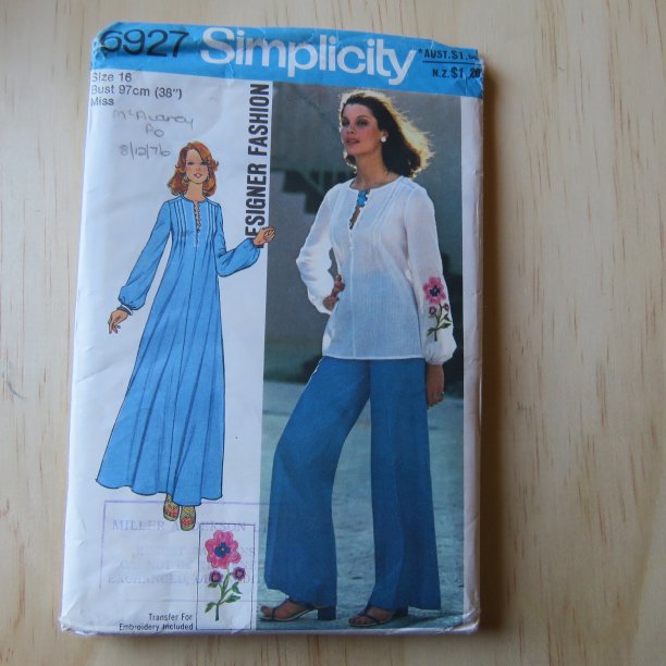 A lifetime of sewing patterns 1970s ladies 9