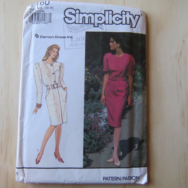 A lifetime of sewing patterns 1980s ladies 3