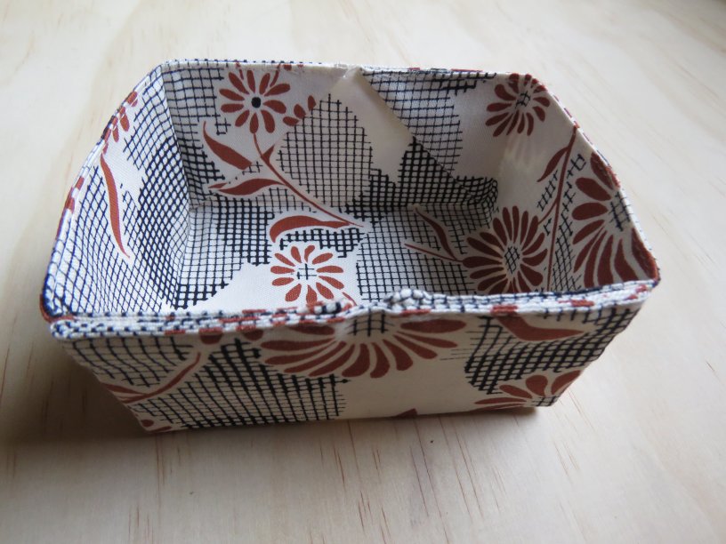 Pattern recommendation Stitched Sewing Organizers fabric box