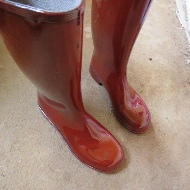 Book week costumes glossy painted boots
