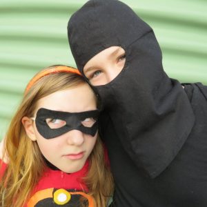 Ninja vs Incredibles book week costumes
