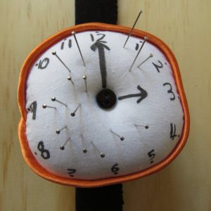Clock pincushion