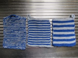 Dishcloth free pattern three dishcloths