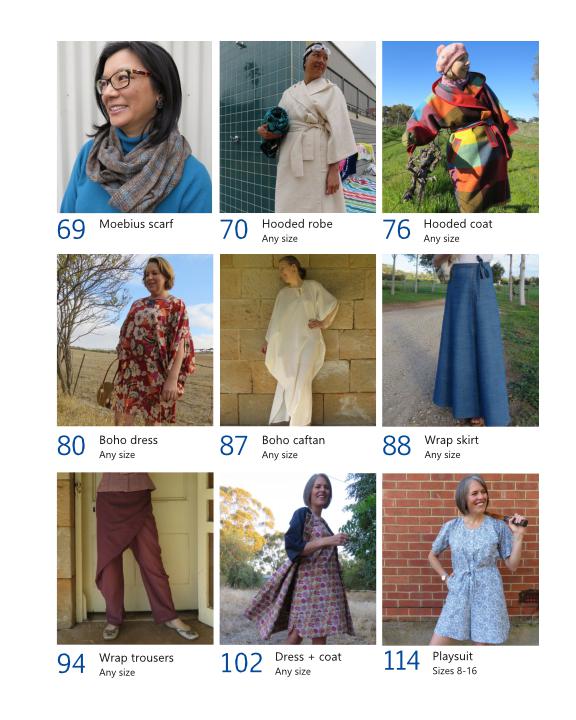 Zero Waste Sewing book September 20 All projects at a glance