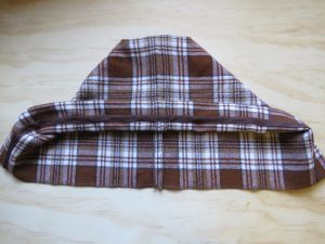 zero waste hooded blouson hood detail