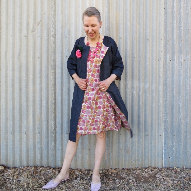 zero waste coat and dress