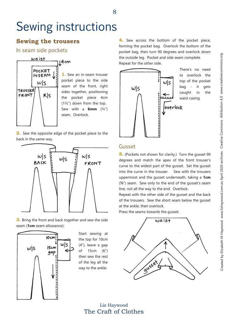 tutorial pocket on a scrub top pattern 1020