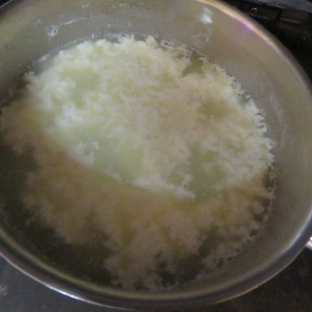 casein buttons heating the milk