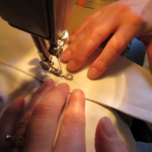 zips without pins 16 stitching the second side