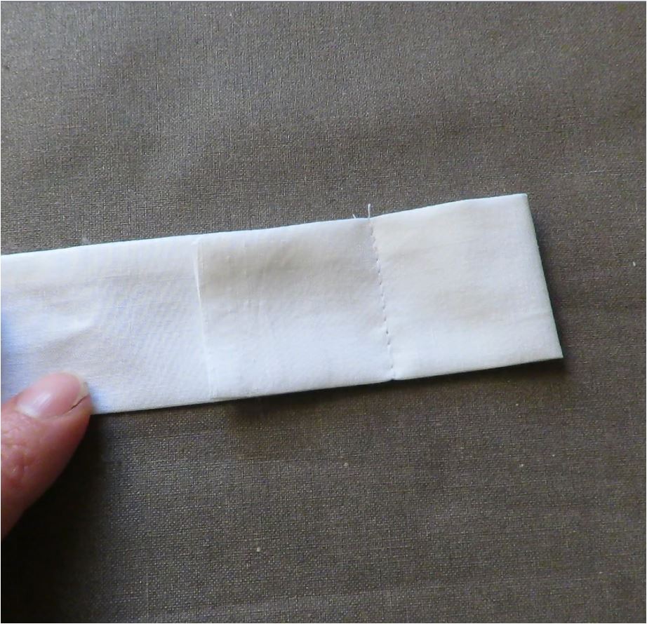origami ribbon trim 3a sew first fold
