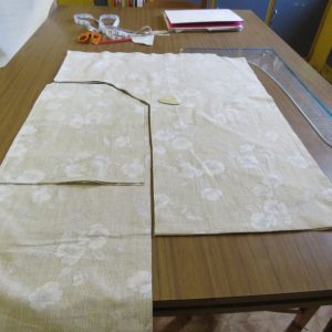 zero waste top toile cut out