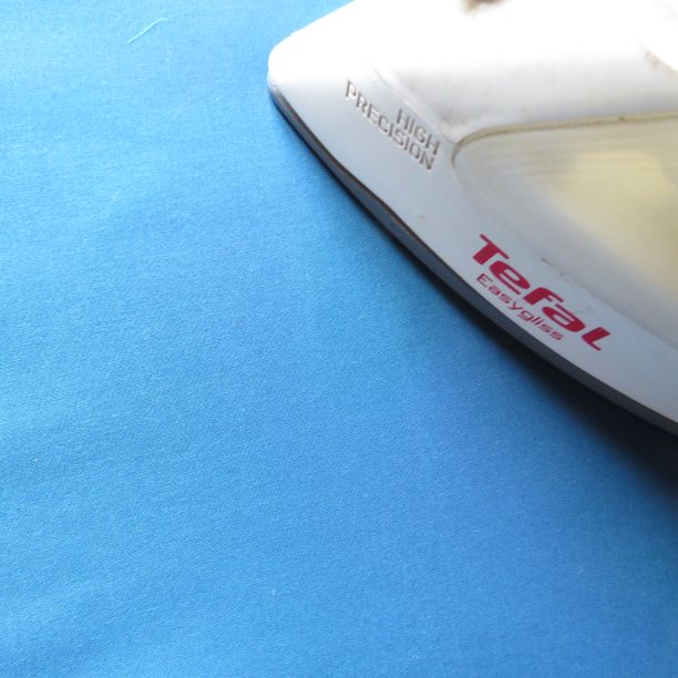 Removing unpicking holes Iron dry