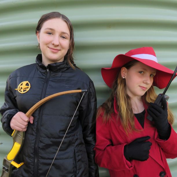 Book Week Katniss and Carmen