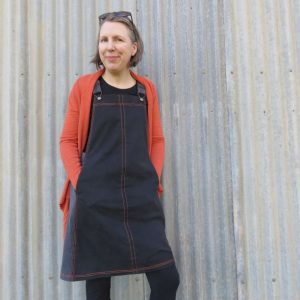 smith pinafore dress from old jeans