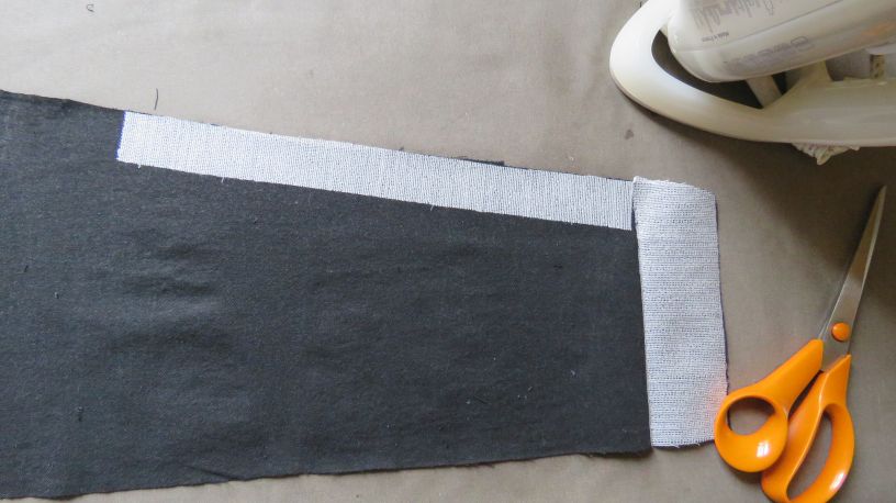 extra interfacing for the smith pinafore made from old jeans