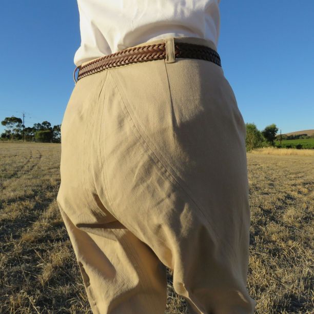 Holly McQuillans spiral trousers taupe