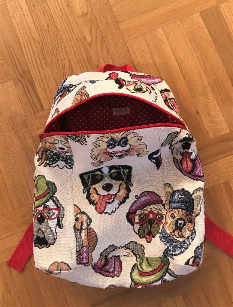 Compact backpack for a 7 year old