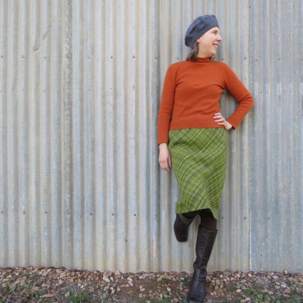 Ashford Tekapo 3ply skirt for Liz