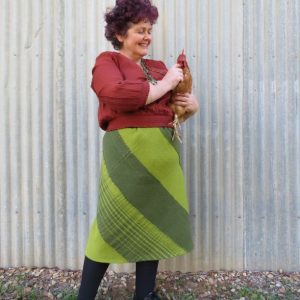 Ashford spiral skirt Tekapo wool