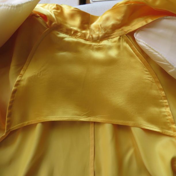 1991 grad parade yellow swing coat back stay