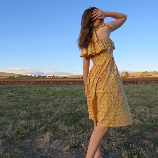 Sundress in June back view