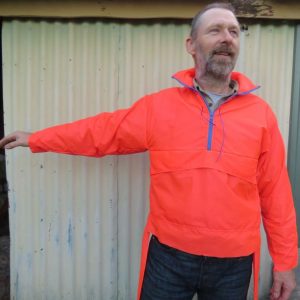 Mr Haywood modelling the Kiabi windbreaker