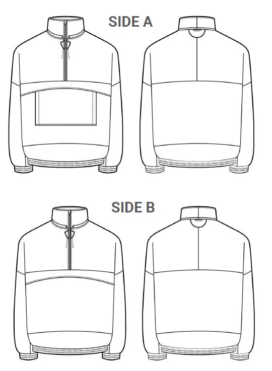 Making a zero waste Kiabi windbreaker - The Craft of Clothes