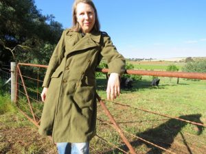 Army coat worn by Liz