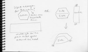 Hexagon ideas for scrub hats