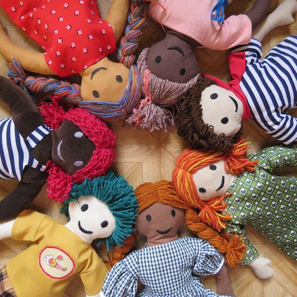 Zero waste cloth dolls