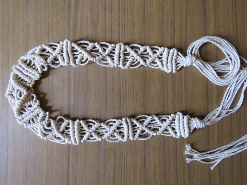 DIY Tuto : Do-it-yourself macramé belt