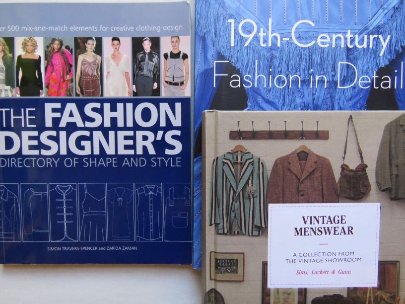 Selection of fashion source books.